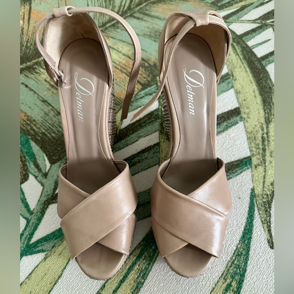Delman Platform Sandals - Picture 2 of 3